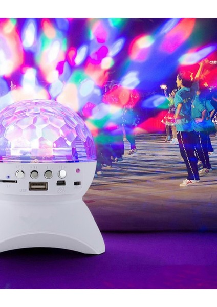 LED Disko Işık Bluetooth Hoparlör – Renkli Dönen Gece Lambası Projektör | USB – Tf Kart – Aux Destekli fiyatları