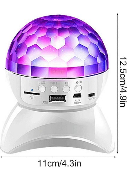 LED Disko Işık Bluetooth Hoparlör – Renkli Dönen Gece Lambası Projektör | USB – Tf Kart – Aux Destekli modelleri