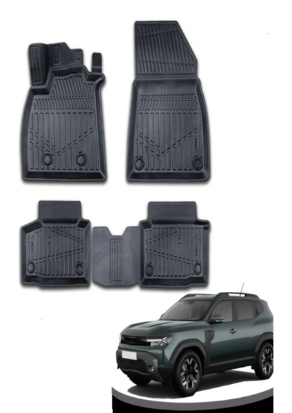 Roal Tunıng Yeni Renault Duster Uyumlu 4x2 Hyprid Paspas 5d