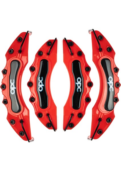 Kırmızı Opc 4'lü Kaliper Seti Yapıştırma Logolu