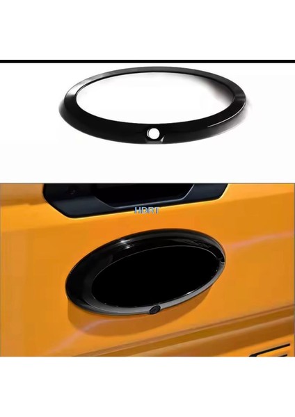Roal Tunıng Ford Ranger T9 2023+ Arka Kamera Koruyucu – Piano Black Abs Tuning Aksesuar (Roal Tuning)