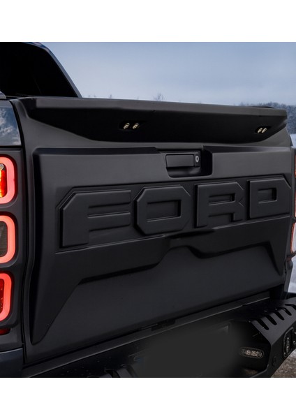 Roal Tunıng Ford Ranger 2016-2021 Arka Bagaj Kapak Kabartma Kaplama – Abs Tuning Aksesuar (Roal Tuning)