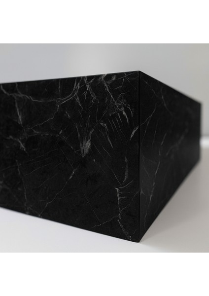 Siyah Mermer Desenli Enerji Tasarruflu LED Panel Avize 60*60 cm 6500K Beyazı Şık fırsatları