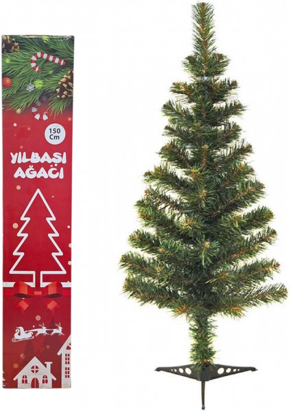 Yılbaşı Çam Ağacı 150CM 220 Dallı - Noel Yılbaşı Ağacı