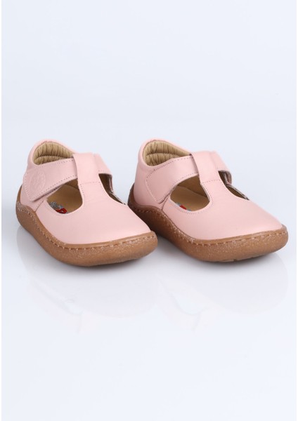 3004 Hakiki Deri Barefoot Ayakkabı B. Pudra - 22