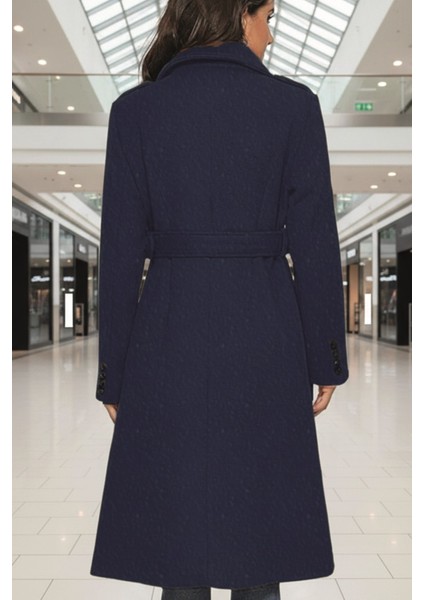 Aksesuar Detaylı Kaşe Kaban Kemerli modelleri