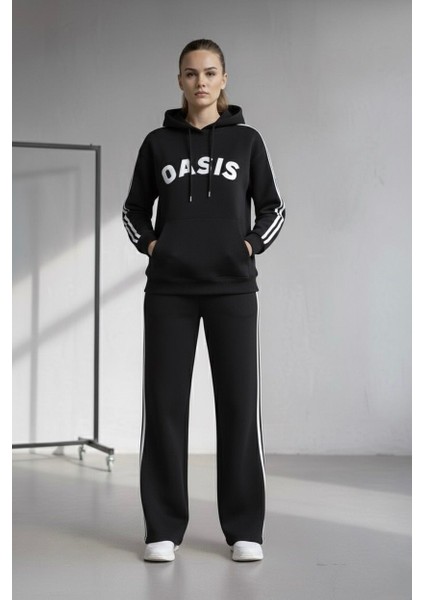 Kanguru Cepli 3 Çizgi Oasis Eşofman Takımı