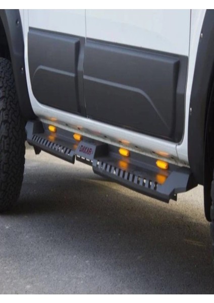 Roal Tunıng 2012-2022 Model Uyumlu Ford Ranger Dakar Tipi Off Road Yan Basamak Ledli fiyatları