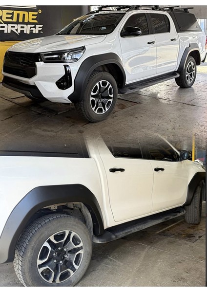 Roal Tunıng Toyota Hilux 2020+ Çamurluk Dodik Kaplama Kabartma