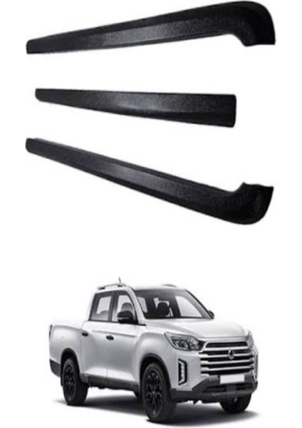 Roal Tunıng Ssangyong Musso Kasa Kenar Koruma 3 Parça 2018 ve Üzeri Uyumludur fırsatları