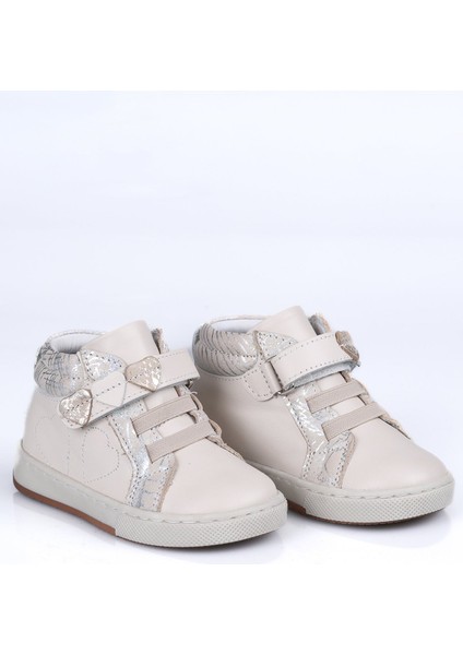 1014 Hakiki Deri Ilk Adım Bot Krem - 21 modelleri