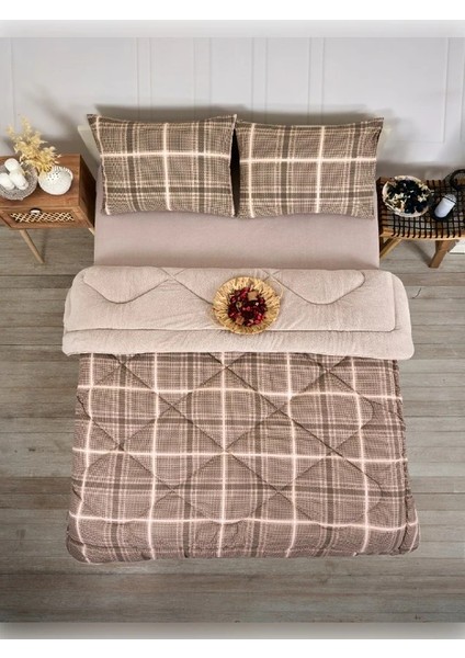 Çift Kişilik Wellsoft Çift Taraflı Yorgan ve Yastık Kılıfı Seti