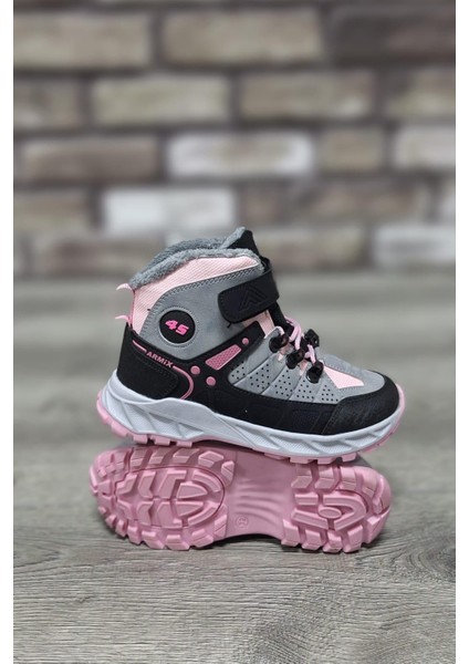 Rahat Içi Kürklü Outdoor Spor Bağcıklı Cırtlı Çocuk Botu fiyatları