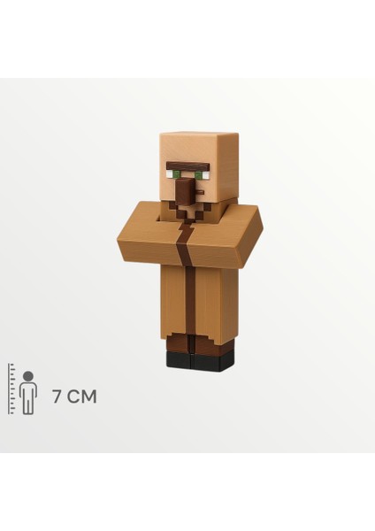 Minecraft Keşif Seti Skeleton Cadı Creeper Steve Köylü Alex