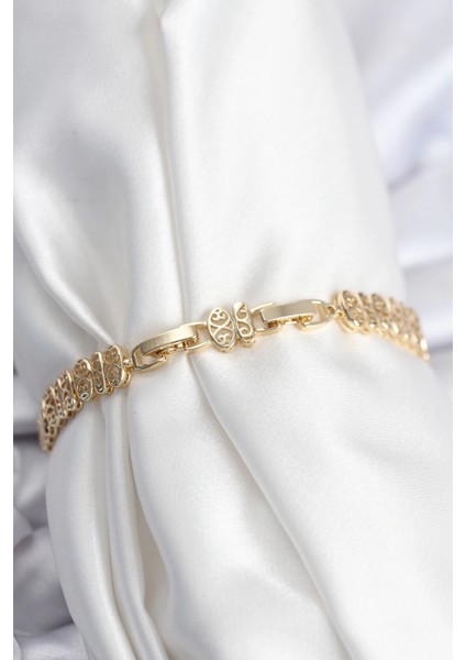 Bfs Pirinç Vıp Seri Gold Renk Oval Sıralı Kadın Bileklik fiyatları