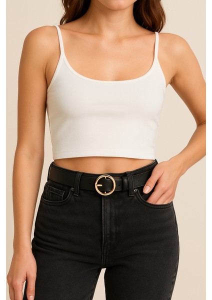 Kadın 2'li Gold Oval Tokalı Ince Pantolon, Gömlek, Ceket, Elbise, Kazak Kemeri fiyatları