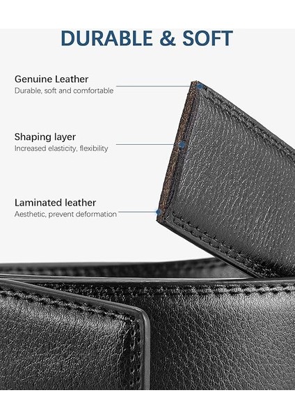 Yeni Ithal Otomatik Tokalı Deliksiz Erkek Kemeri indirimleri