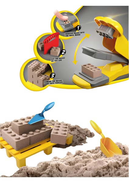 Art Craft Forklift Operatör Temalı Kinetik Kum Seti 750 gr 03744 fırsatları