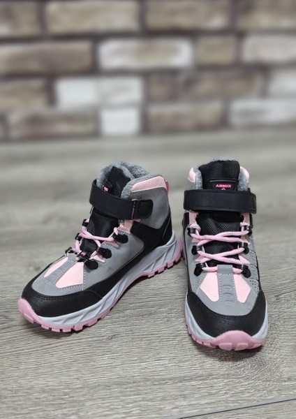 Rahat Içi Kürklü Outdoor Spor Bağcıklı Cırtlı Çocuk Botu modelleri