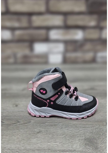 Rahat Içi Kürklü Outdoor Spor Bağcıklı Cırtlı Çocuk Botu fırsatları