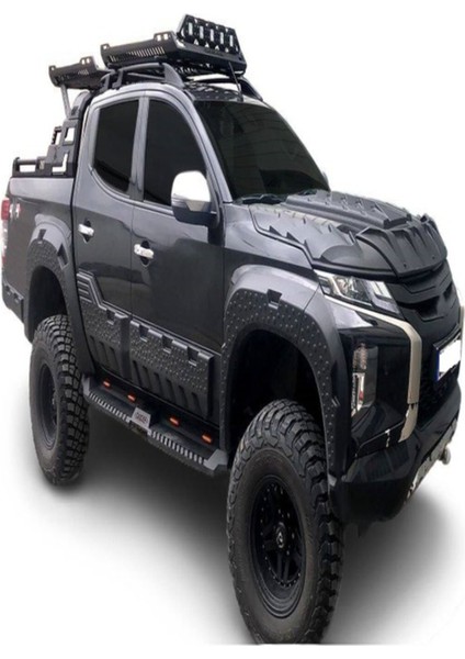 Roal Tunıng 2008-2022 Mitsubishi L200 Dakar Offroad Yan Basamak Ledli