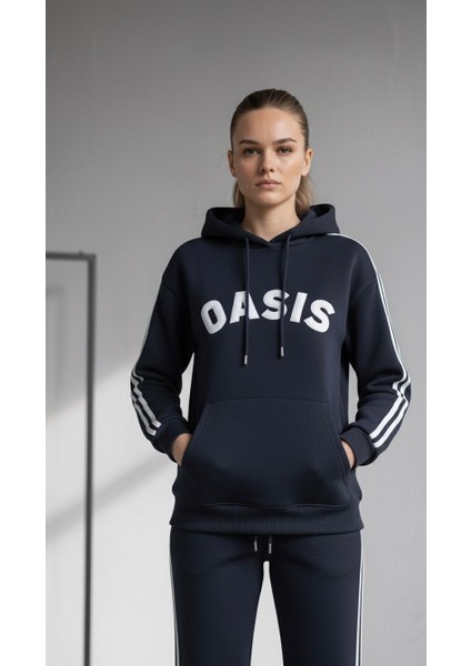 Kanguru Cepli 3 Çizgi Oasis Eşofman Takımı