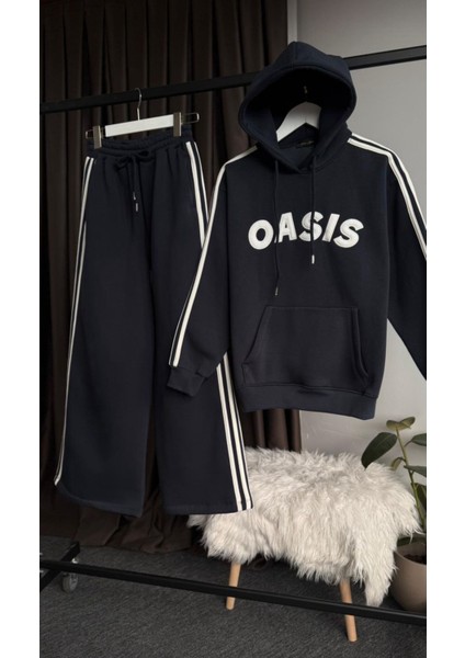 Kanguru Cepli 3 Çizgi Oasis Eşofman Takımı modelleri