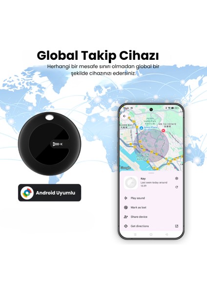 Android Uyumlu Tag Google Sertifikalı Takip Cihazı - Android Uyumludur indirimleri