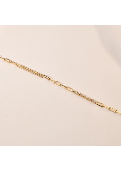 14 Ayar Altın Minimal Ataç Zincir Bileklik, Ince ve Zarif Kadın Bilekliği fiyatları