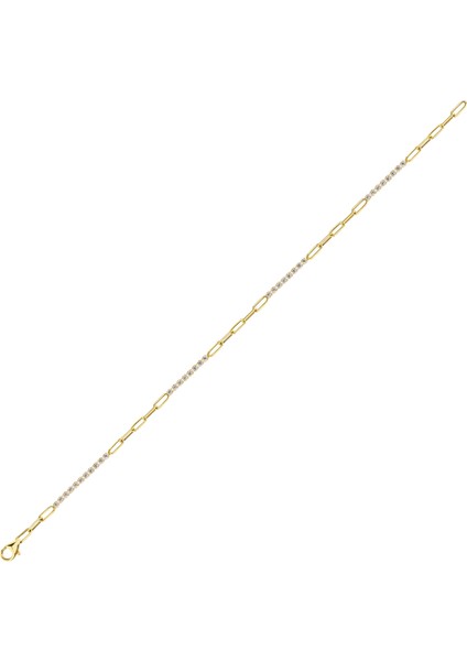 14 Ayar Altın Minimal Ataç Zincir Bileklik, Ince ve Zarif Kadın Bilekliği indirimleri