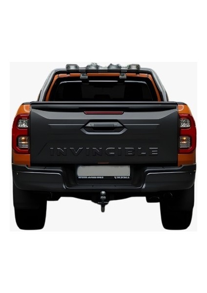 Roal Tunıng Toyota Hilux Invincible Bagaj Kapak Kabartma Kaplama – Abs Tuning Aksesuar (Roal Tuning)