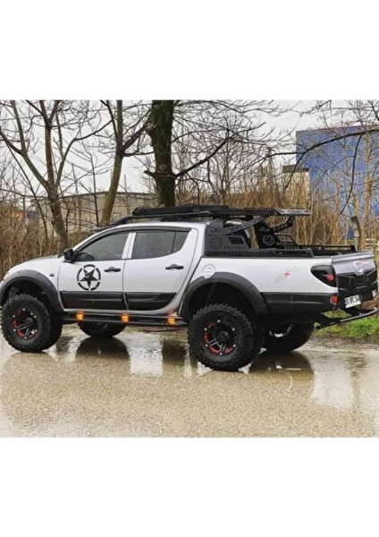 Roal Tunıng Mitsubilhi L200 Kapı Gövde Kaplama Kabartma Dodik 2007-20014 Uyumlu.