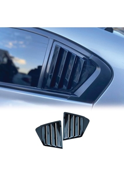 Roal Tunıng Volkswagen Golf 8 Kelebek Cam Kaplama Vizör Rüzgarlık Piano Black 2020 ve Üzeri