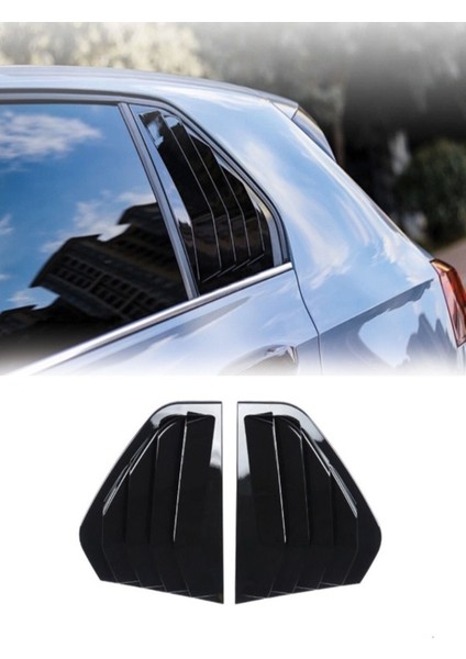 Roal Tunıng Volkswagen Golf 8 Kelebek Cam Kaplama Vizör Rüzgarlık Piano Black 2020 ve Üzeri modelleri