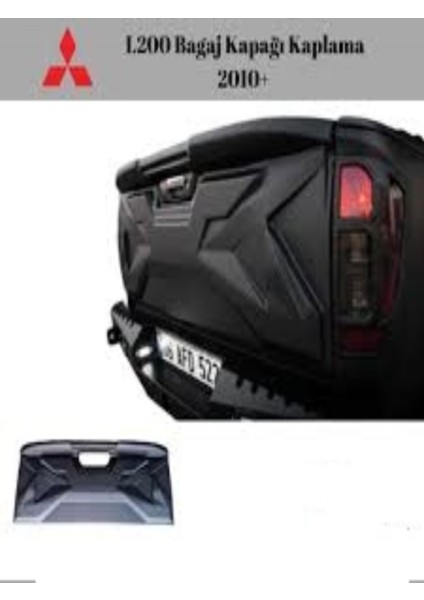 Roal Tunıng 2010-2014 Arası Uyumlu Mitsubishi L200 Arka Kapak Koruma Kaplama Dodik