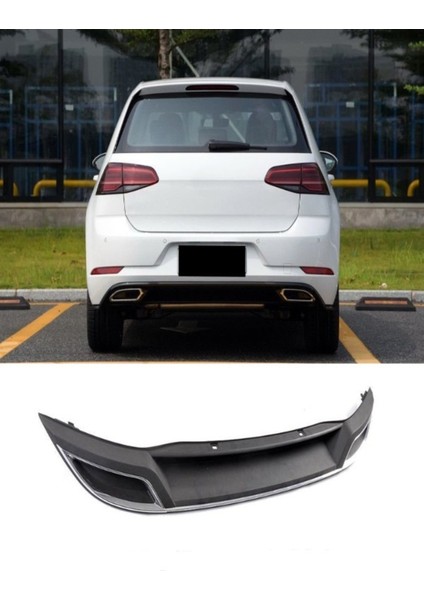 Roal Tunıng Volkswagen Golf 7 Arka Tampon Difüzör Parlak Siyah 2013+