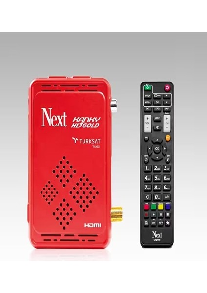 Next Kanky Tgks'li Mpeg4 Hd Uydu Alıcısı + 5metre Anten Kablosu