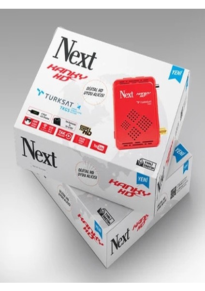 Next Kanky Tgks'li Mpeg4 Hd Uydu Alıcısı + 5metre Anten Kablosu fiyatları