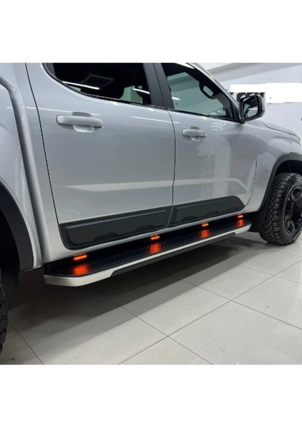 Roal Tunıng 2022+ Model Üzeri Uyumlu Wolksvagen Amarok Kapı Gövde Kaplama Kabartma