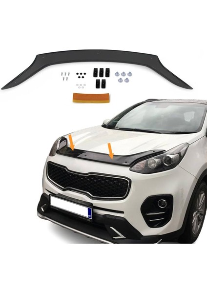 Roal Tunıng Kia Sportage Kaput Rüzgarlığı Koruma 2016-21 Uyumlu