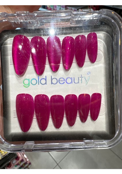 Kedi Gözü Takma Tırnak Fuşya Pembe fiyatları