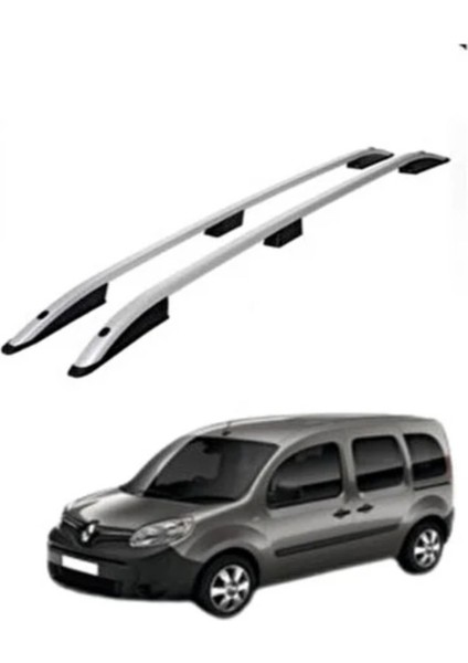 Roal Tunıng 2008-2020 Arası Uyumlu Renault Kangoo 2 Maxi Tavan Çıtası Gri
