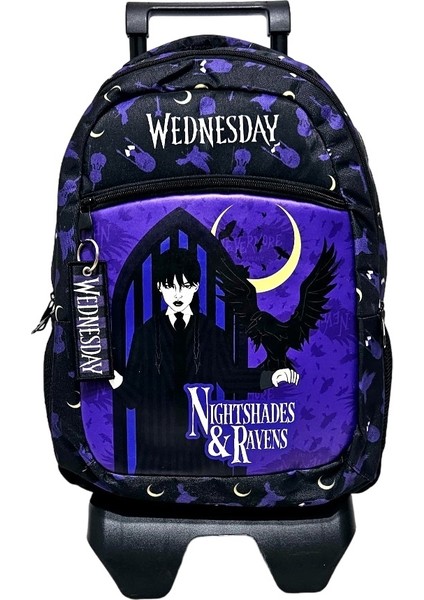 Wednesday Çekçekli Okul Çantası