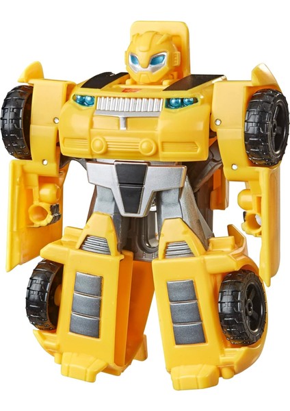 Rescue Bots Academy Bumblebee 2-In-1 Dönüşen Robot & Spor Araba – Playskool Heroes 3+ Yaş Oyuncak Figür