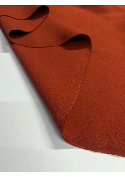 Kiremit Kırmızı Tüğlenmez Ithal Kaşe Kumaş Metrelik En 150 cm Kaban Ceket Mont Giyim Kumaşı indirimleri