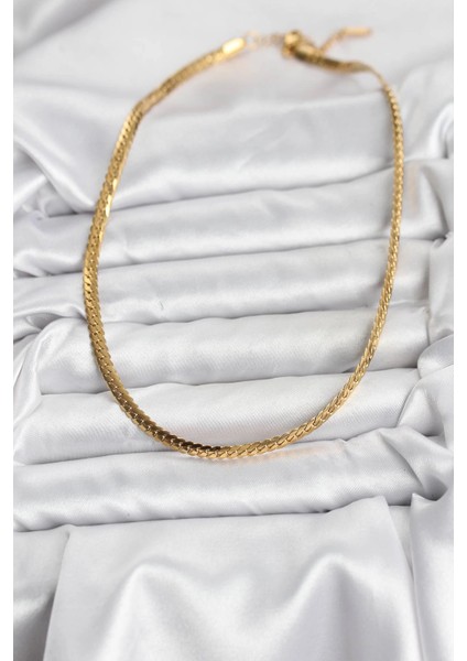 Bfs 316L Çelik Gold Renk Zincir Kadın Kolye fiyatları