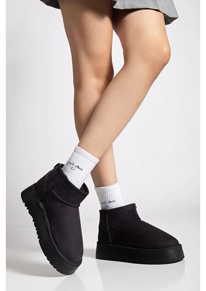 K.966 Kürklü Bot G. Siyah - 40 modelleri