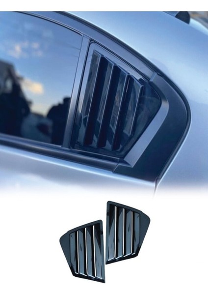 Roal Tunıng Civic Fb7 Uyumluarka Kelebek Cam Kaplama Vizör Rüzgarlık Piano Black 2012-15 Uyumlu fiyatları