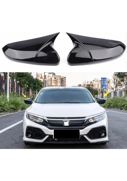 Roal Tunıng Ci̇vi̇c Fc5 2016-21 Uyumlu Yarasa Ayna Kapak