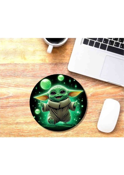 Baby Yoda Baskılı Mouse Pad